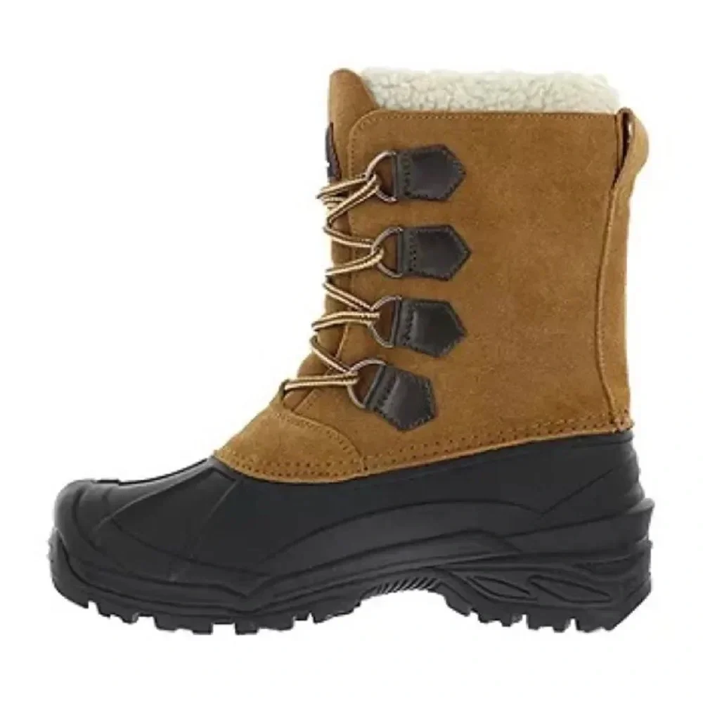 Weatherproof Mens Gorge Insulated Winter Boots Flat Heel